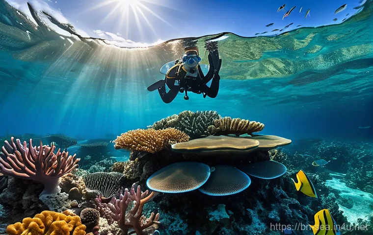 해양공학 해양연구소 동향 - **Prompt:** "A majestic sunrise bathes a vast ocean scene, showcasing advanced renewable energy solu...